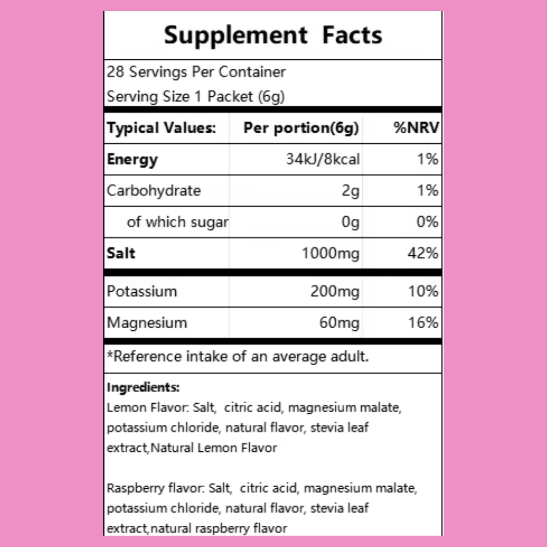Purityx  Hydration and Recovery Electrolytes